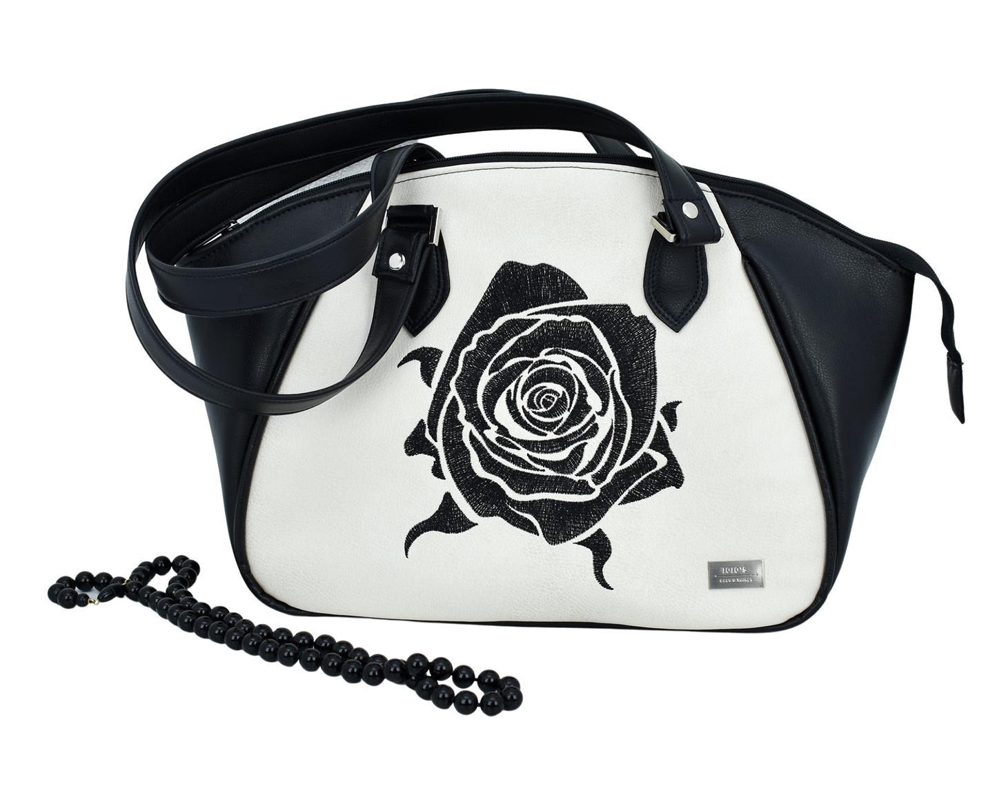 Pandora Women's Black & White Handbag