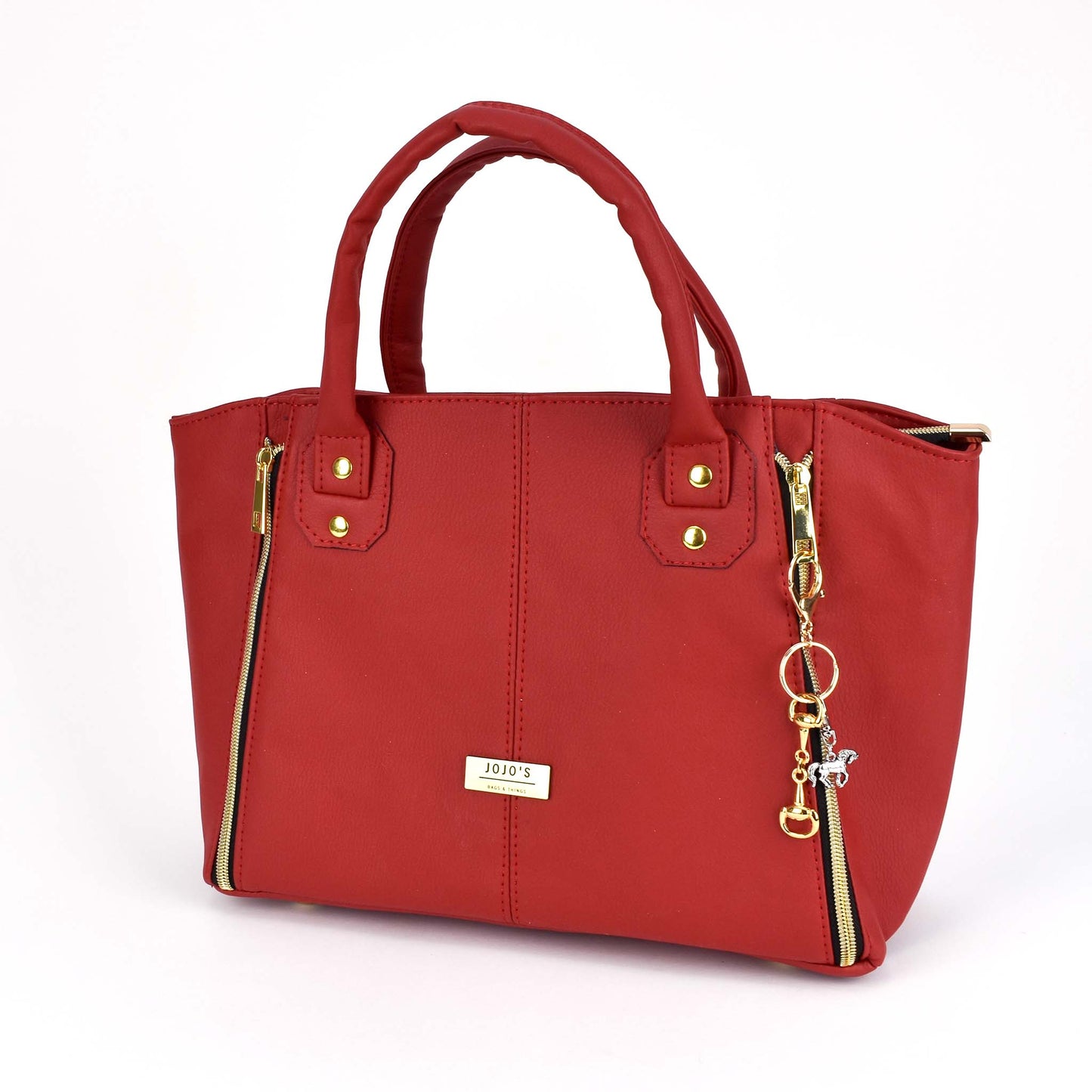 Rudeneja Red Faux Leather Purse