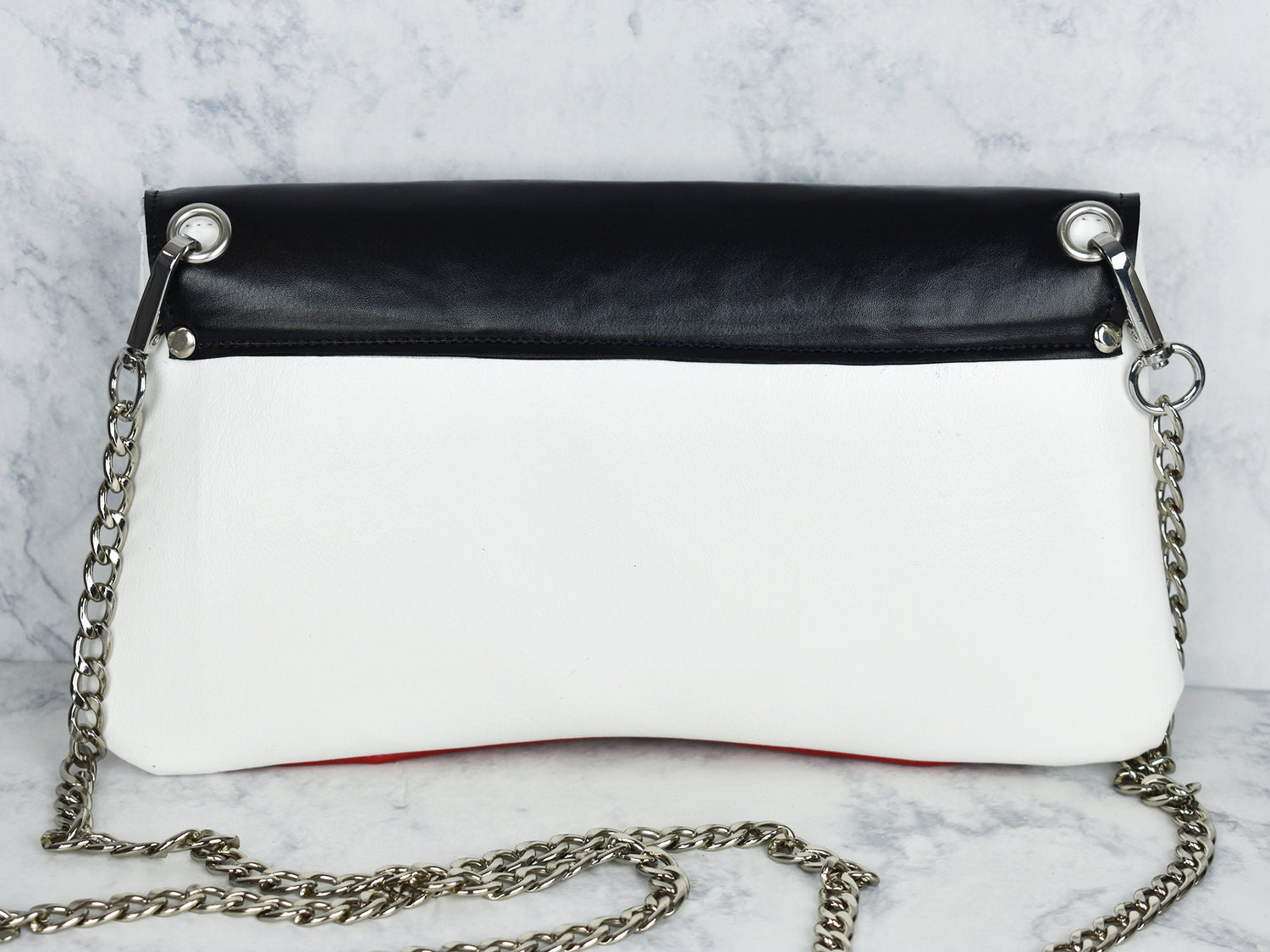 Women's Evening Clutch Purse - Minimulist Ladies Satchel - Bag for Wedding - Faux Leather Purse - Statement Piece - Gift for Mother's Day