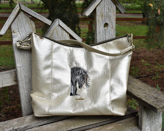 Conceal Carry Hobo Style Purse - Modern Style Shoulder Bag - Gift for a Gun Lover - Right or Left Carry CC or CCW